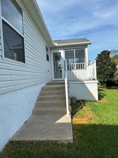Steps to patio and enclosed lanai - 287 MERCER WAY, THE VILLAGES