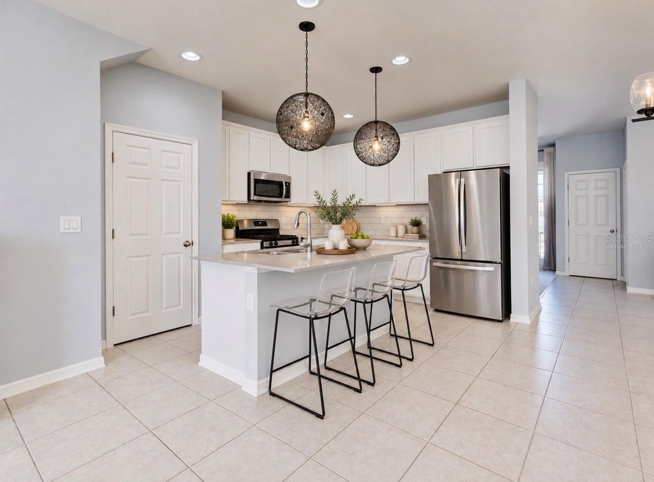 Open Floor Kitchen, Virtually Staged - 6273 CAMINO DR, APOLLO BEACH