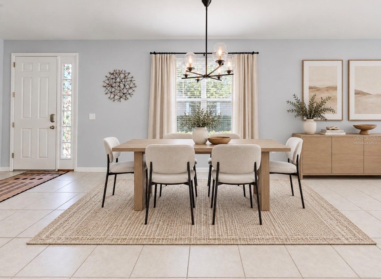 Dining Space, Virtually Staged - 6273 CAMINO DR, APOLLO BEACH