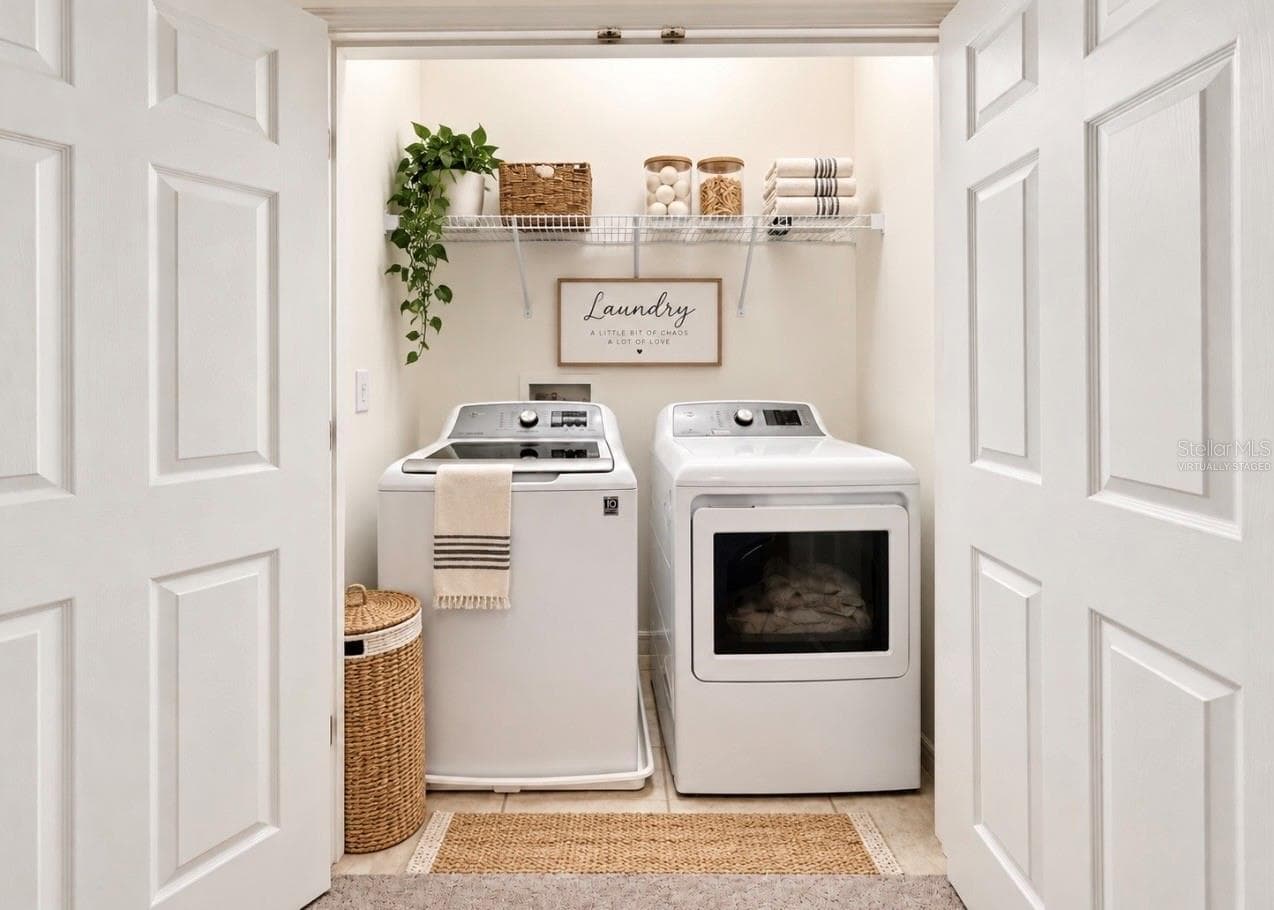 Laundry Room ,Virtually Staged - 6273 CAMINO DR, APOLLO BEACH