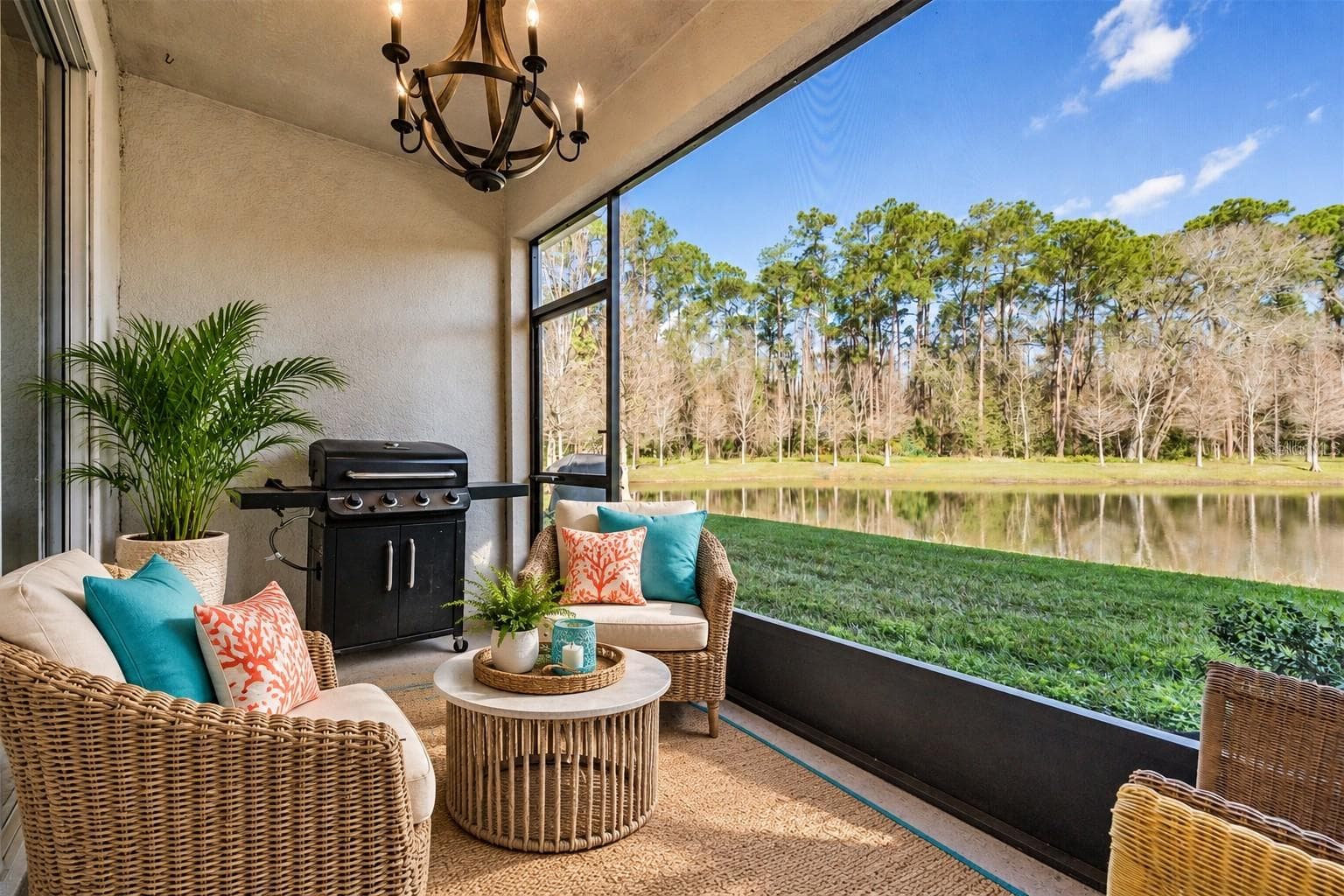 Waterview from Screened Lanai - 5527 CUMBERLAND STAR CT, LUTZ