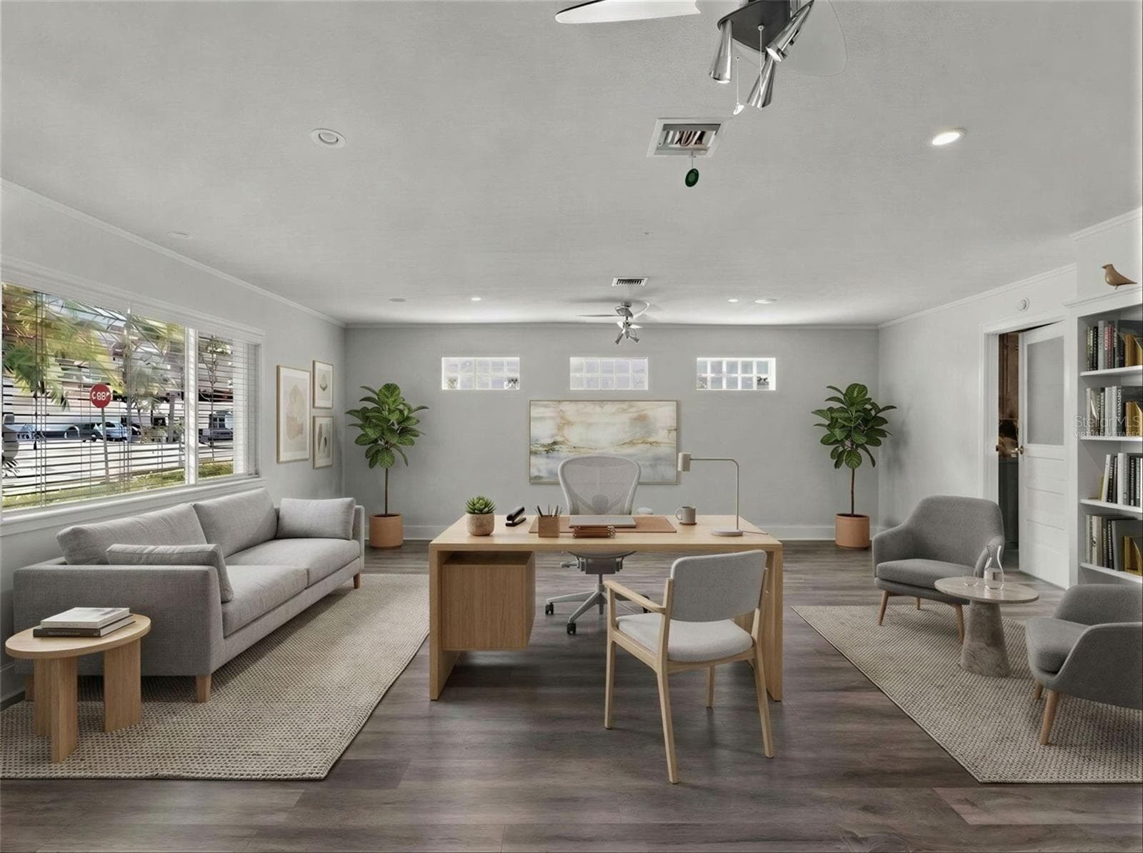 Bonus Room virtually staged as office/living space - 1231 NEWPORT AVE, LAKELAND