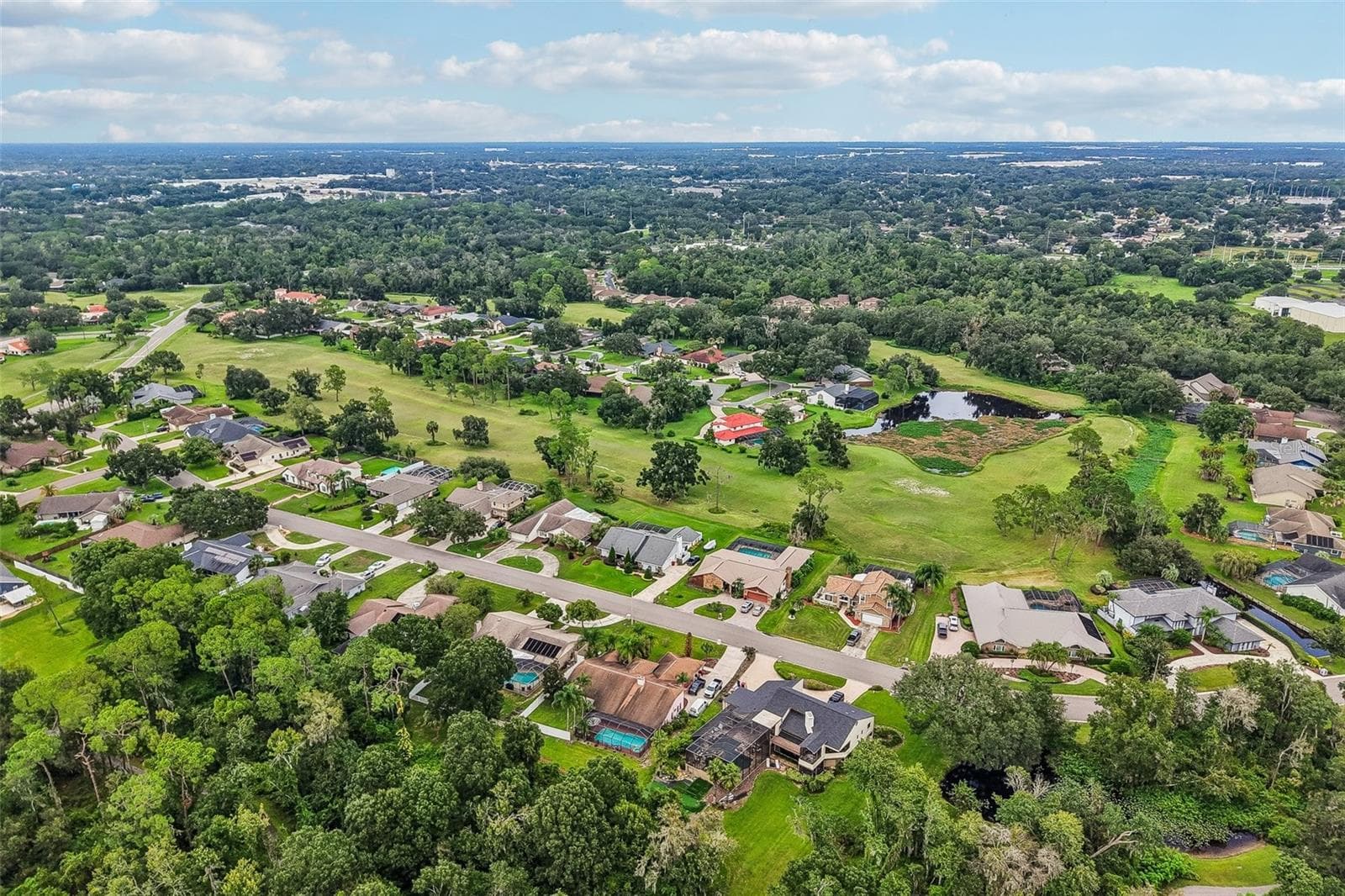 Community Amenities - View of the now closed, golf course - 3503 OAK CLUB CT, PLANT CITY