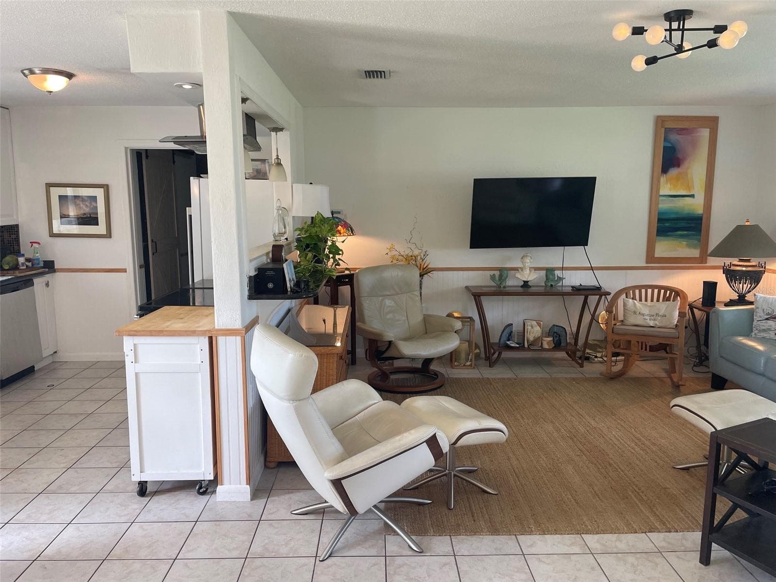 Living room/kitchen - 315 N 6TH, FLAGLER BEACH