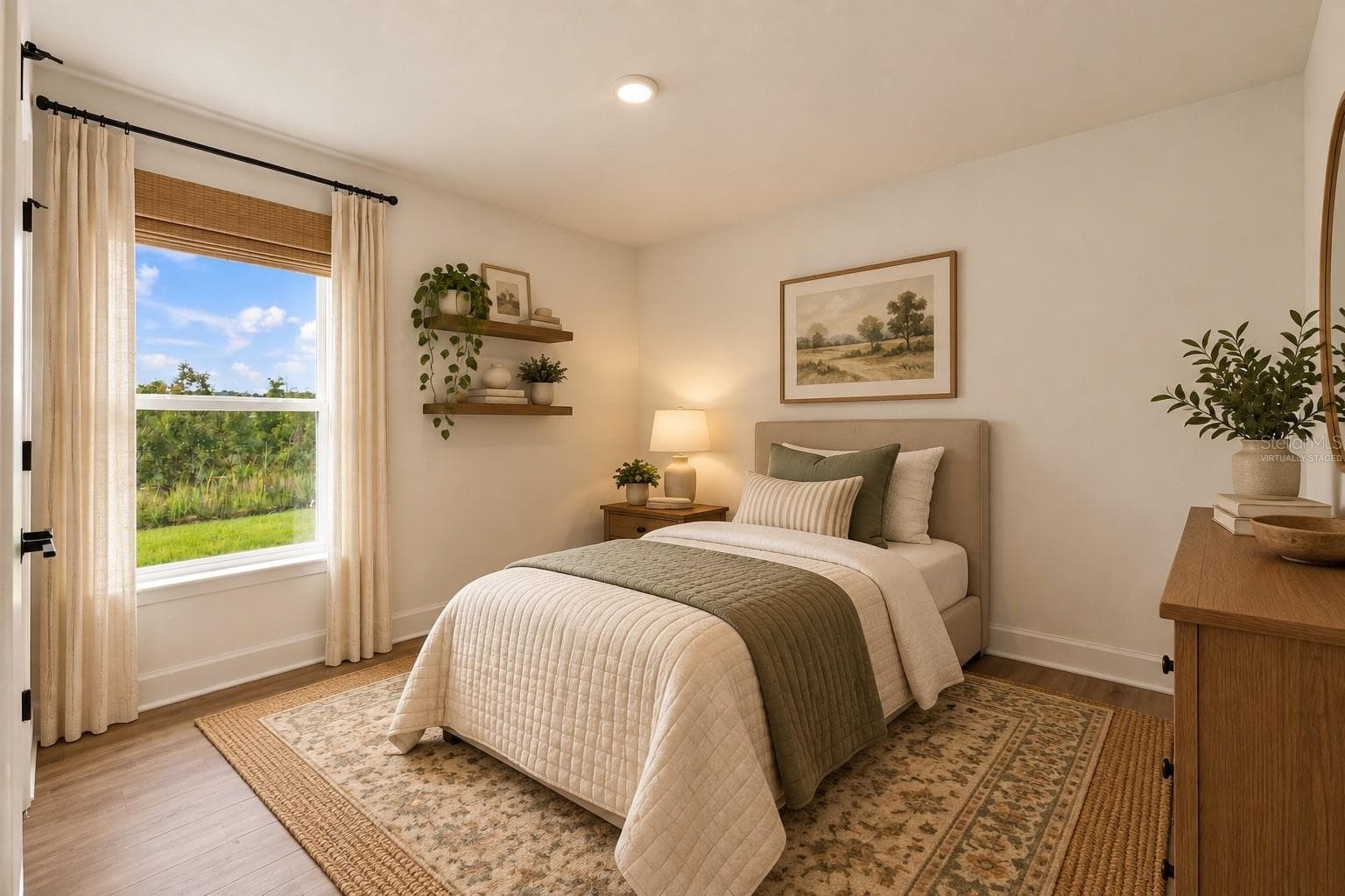 Virtually stagedBedroom #1 - 13041 SCISSORBILL AVE, WEEKI WACHEE