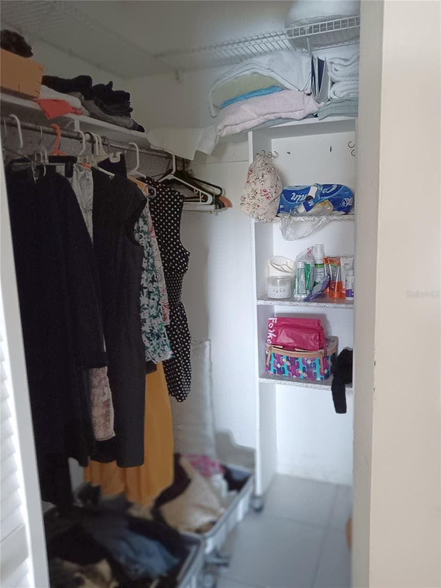 walk in closet in masterbedroom - 980 N GONDOLA DR, VENICE