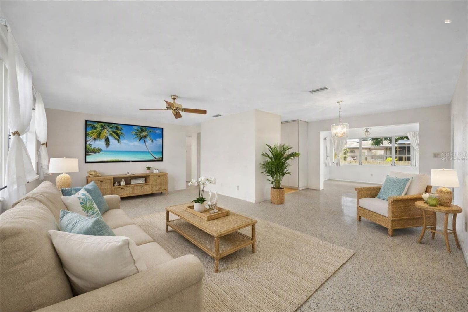 VIRTUALLY STAGED Living Space - 11450 80TH AVE, SEMINOLE