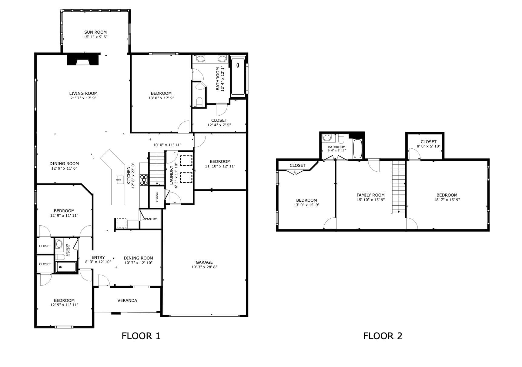 Whole Home Floor Plan - 3467 Calico Branch Road, Indian Land
