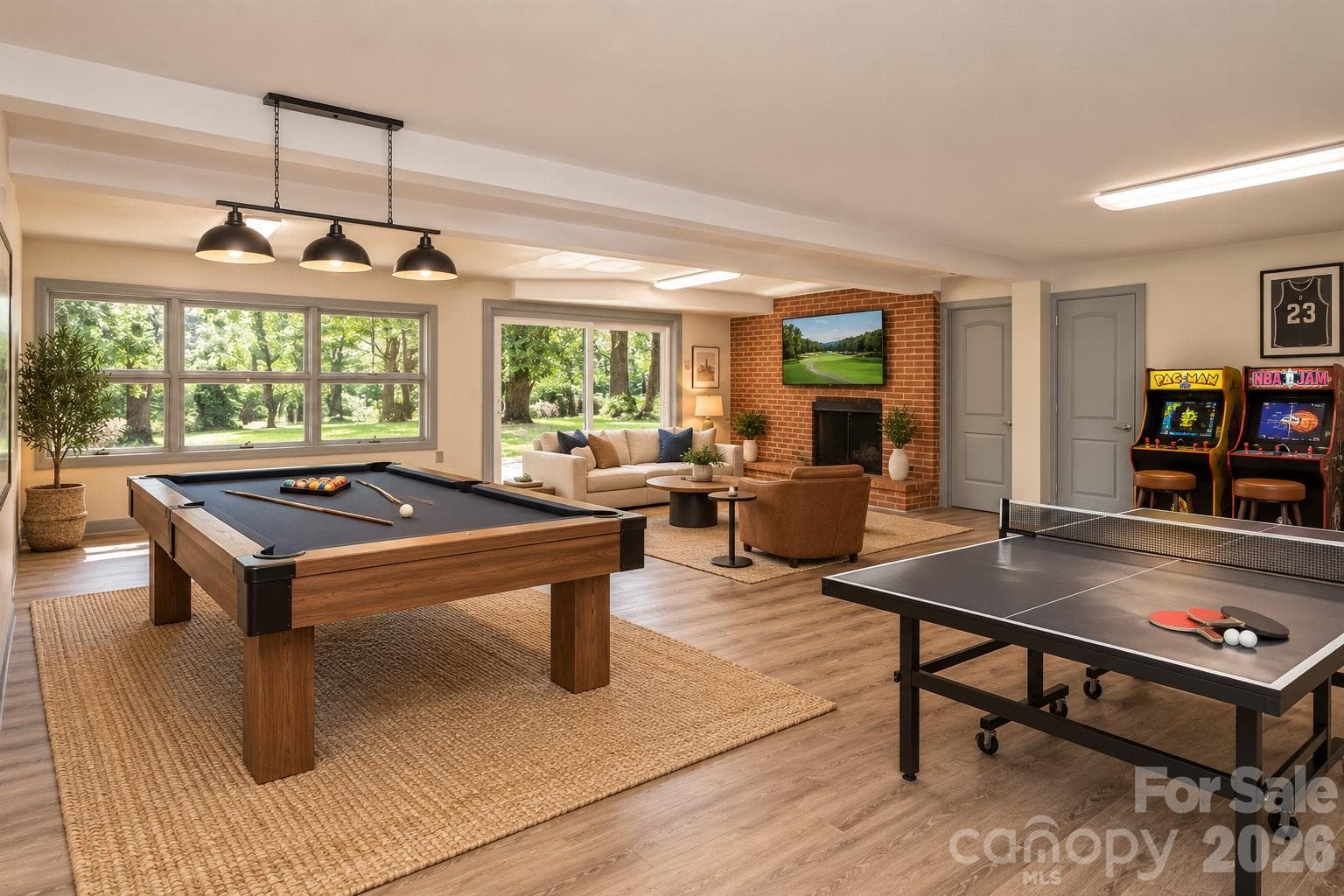 This expansive, versatile basement offers the perfect flex space, ideal for use as a playroom, home office, workout area, or customized recreational space. - 7400 Oakwood Lane, Charlotte
