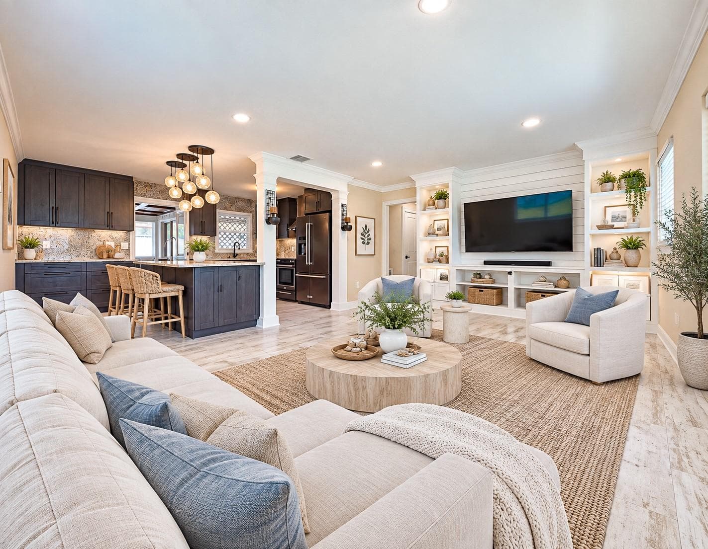 virtually staged - 3982 POINSETTIA DR, ST PETE BEACH