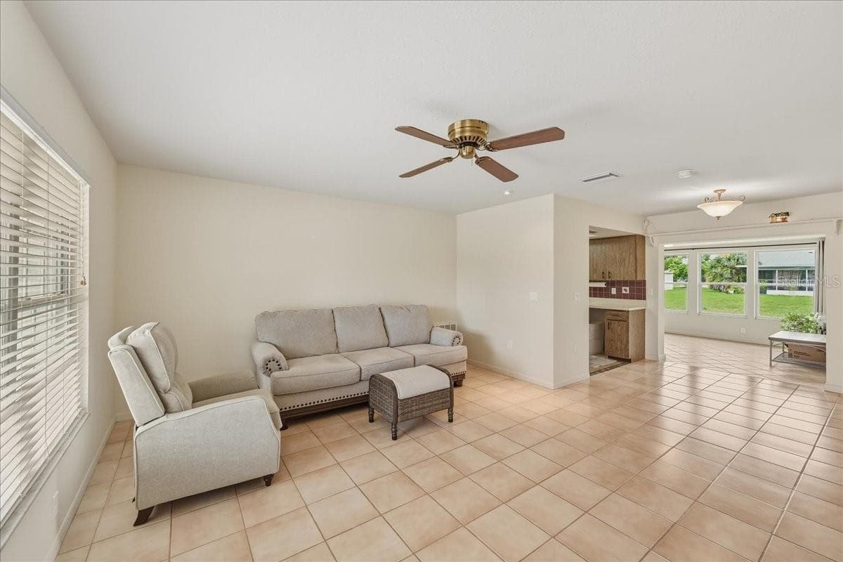 Living room/dining room combo - 7312 17TH AVE W, BRADENTON