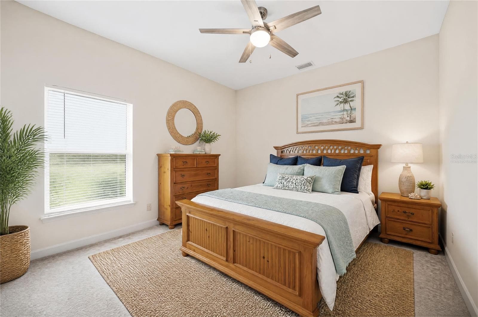 Virtually Staged Guest Bedroom - 200 MONTANA AVE, NOKOMIS