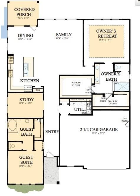 7121 Chamberlain Drive Layout - 7121 Chamberlain Drive, Harrisburg