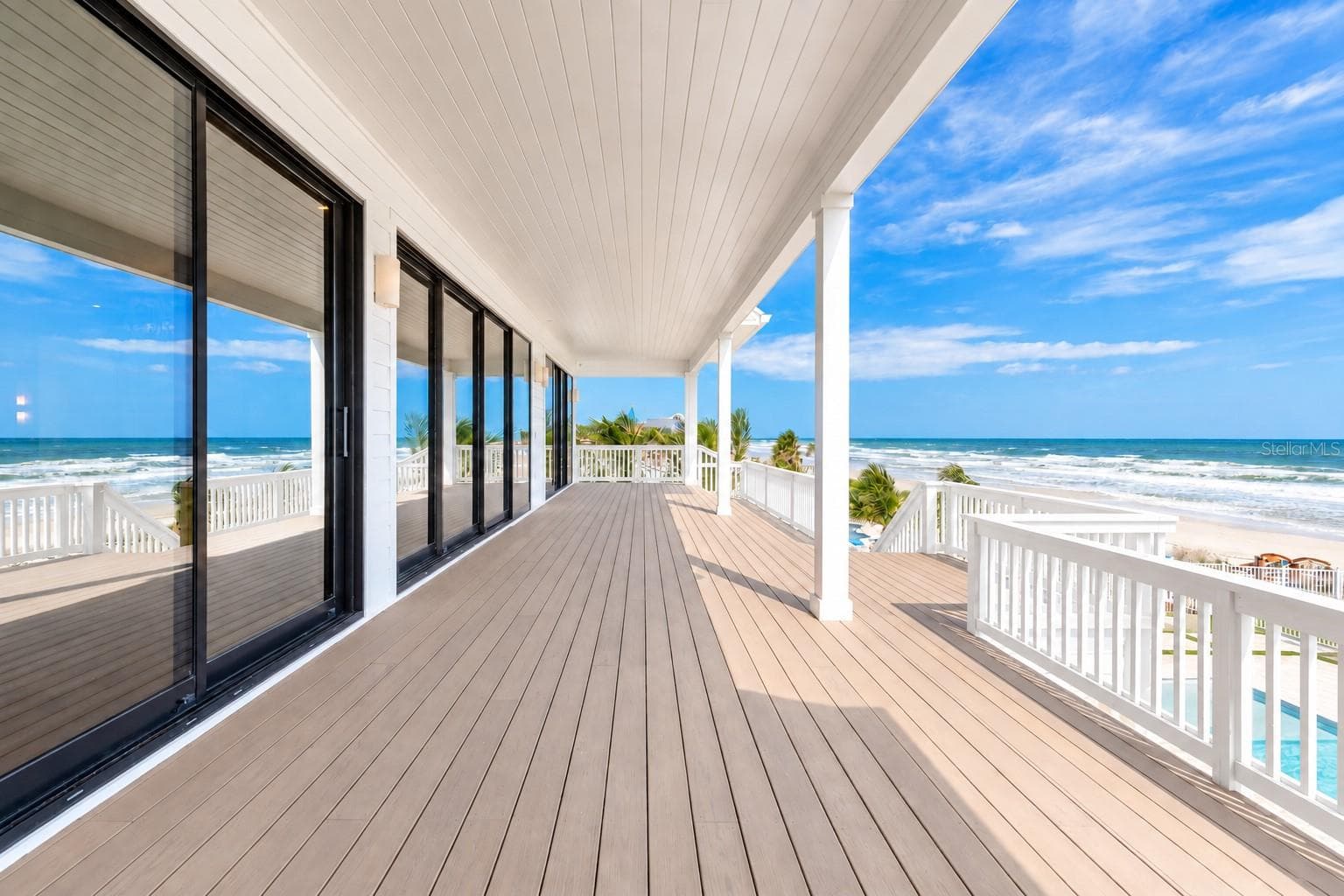 2nd Floor Oceanfront Deck - 4643 VAN KLEECK DR, NEW SMYRNA BEACH