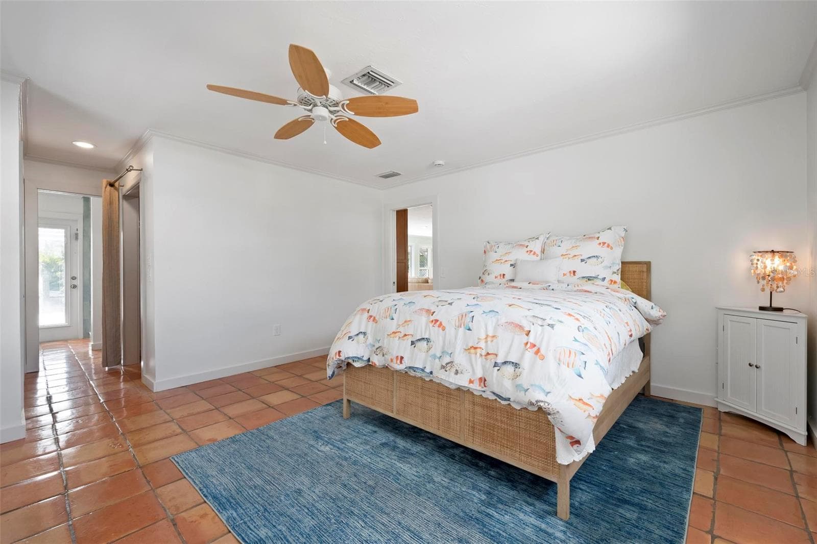 Primary bedroom with newly remodeled bathroom. - 503 65TH ST, HOLMES BEACH