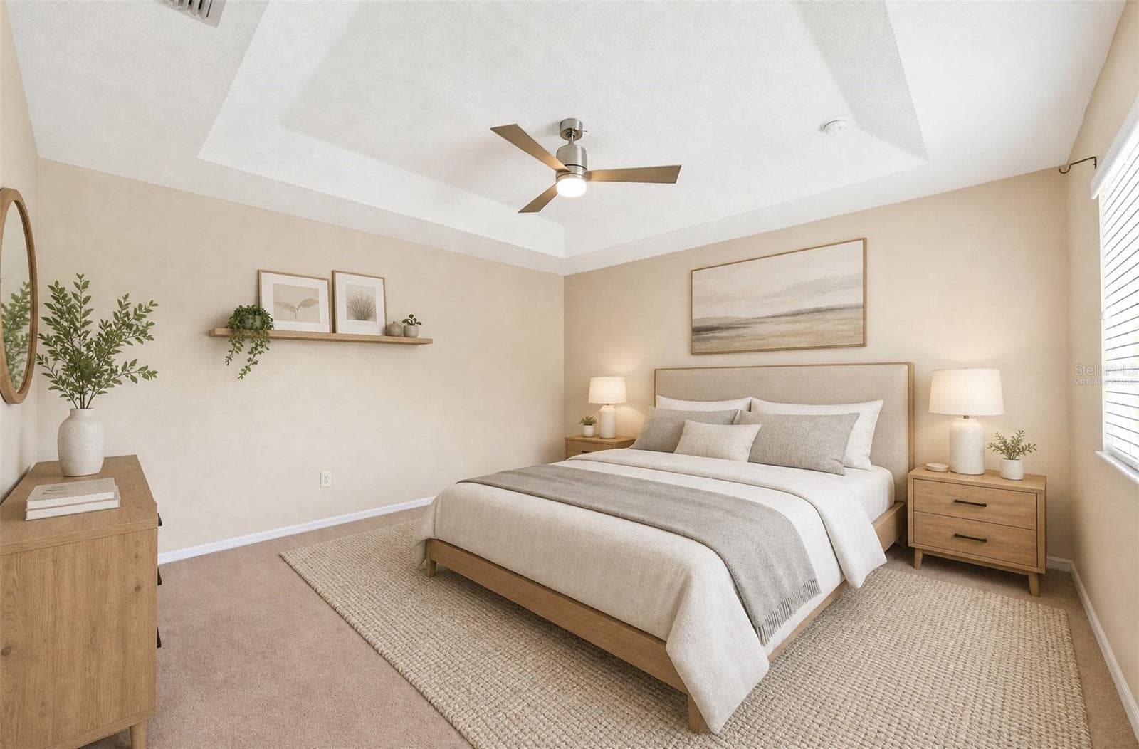 Primary Suite. Virtually Staged. - 2564 ABEY BLANCO DR, ORLANDO