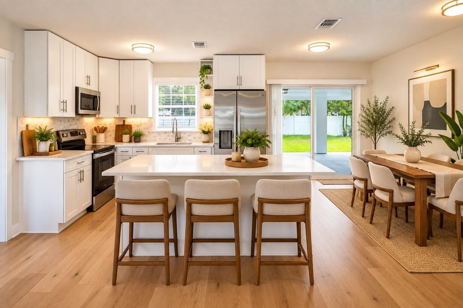 Kitchen Virtual Staged - 4232 W BAY VIEW AVE, TAMPA