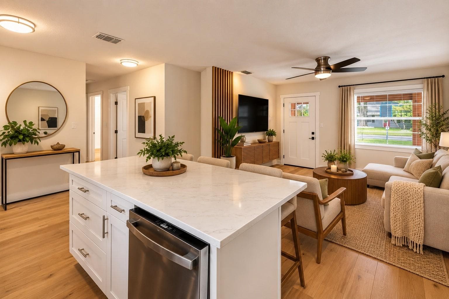 Open Lay Out VS (virtual staged ) - 4232 W BAY VIEW AVE, TAMPA