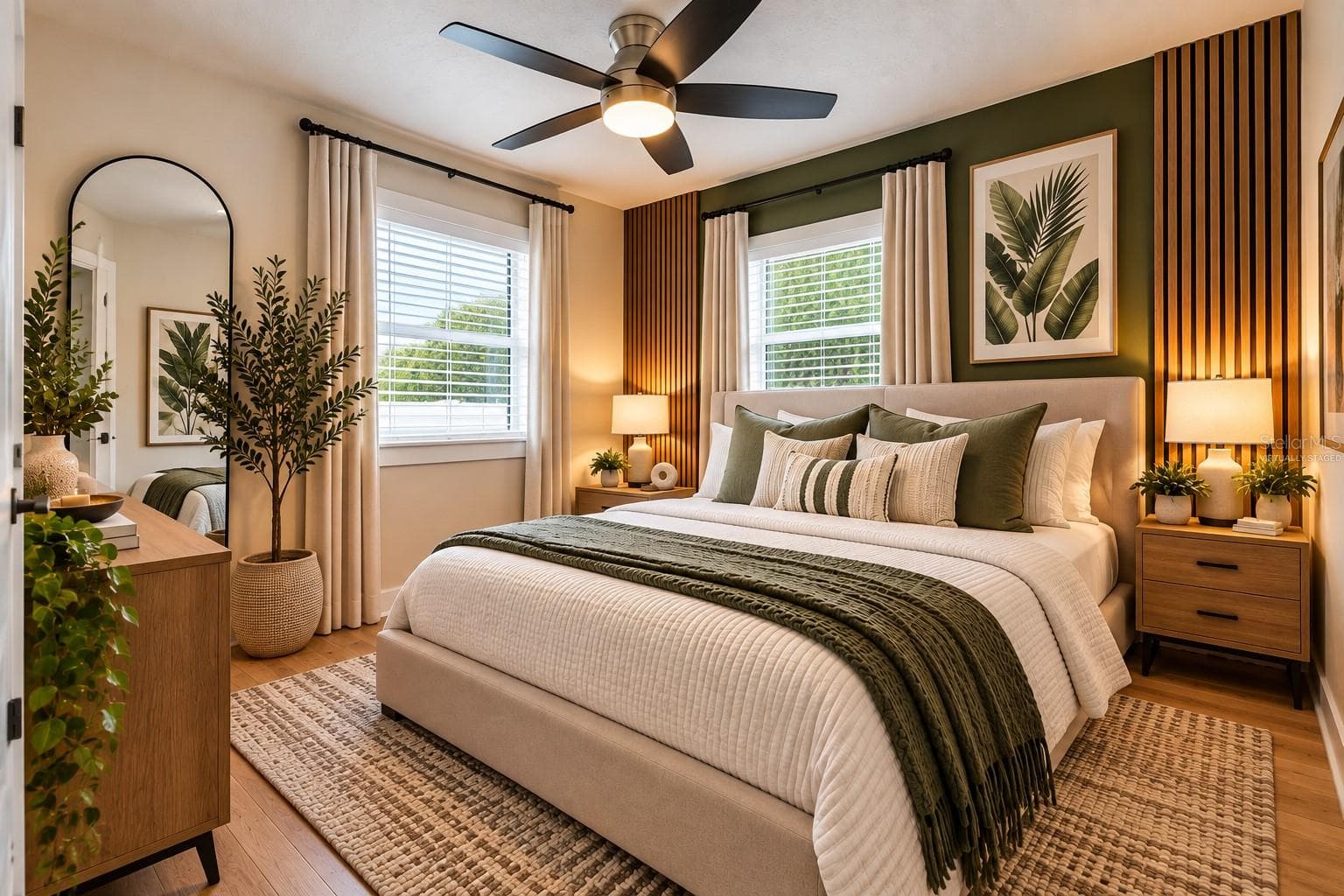 guest bedroom virtually staged - 4232 W BAY VIEW AVE, TAMPA