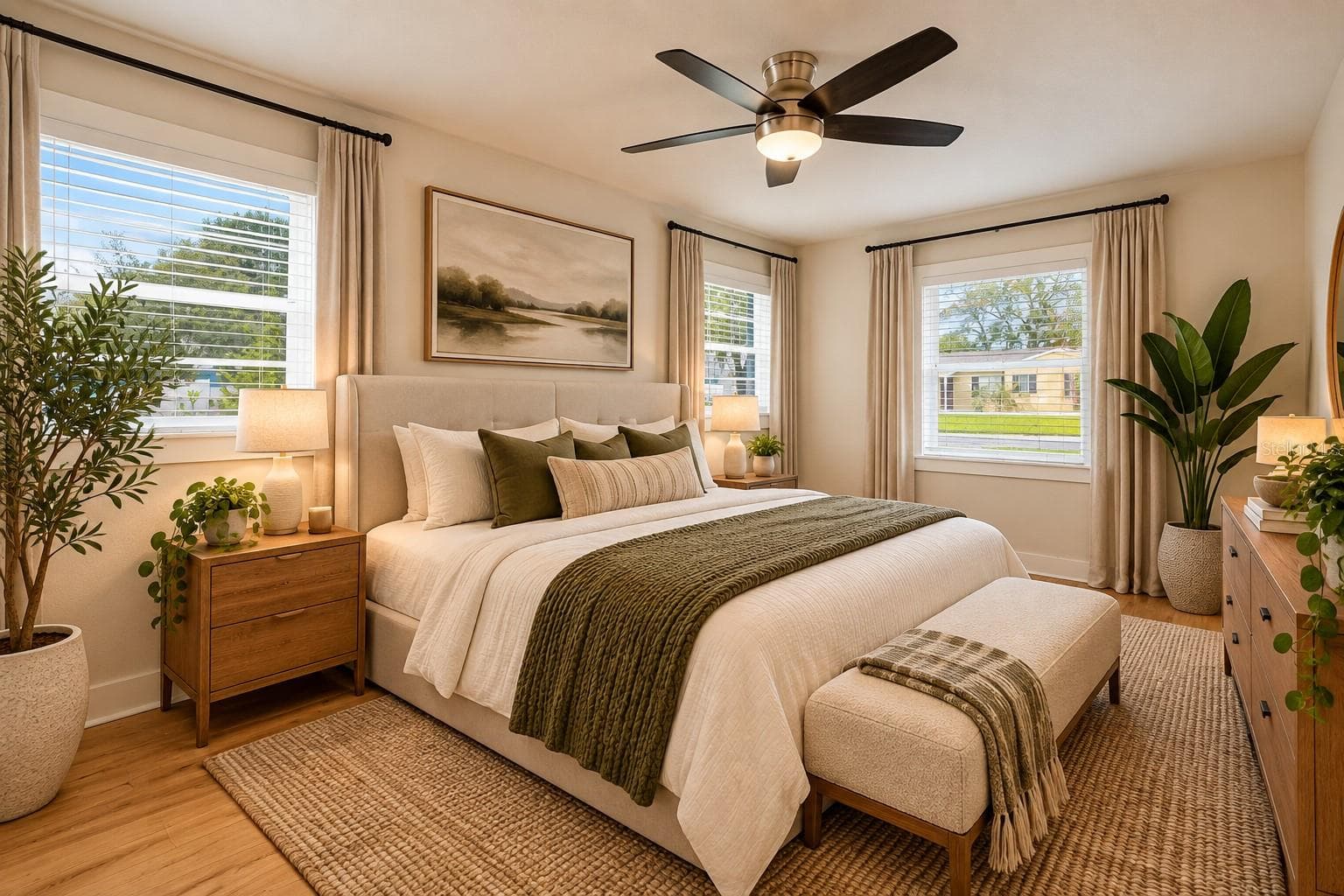 Virtual Staged MAsterbedroom - 4232 W BAY VIEW AVE, TAMPA