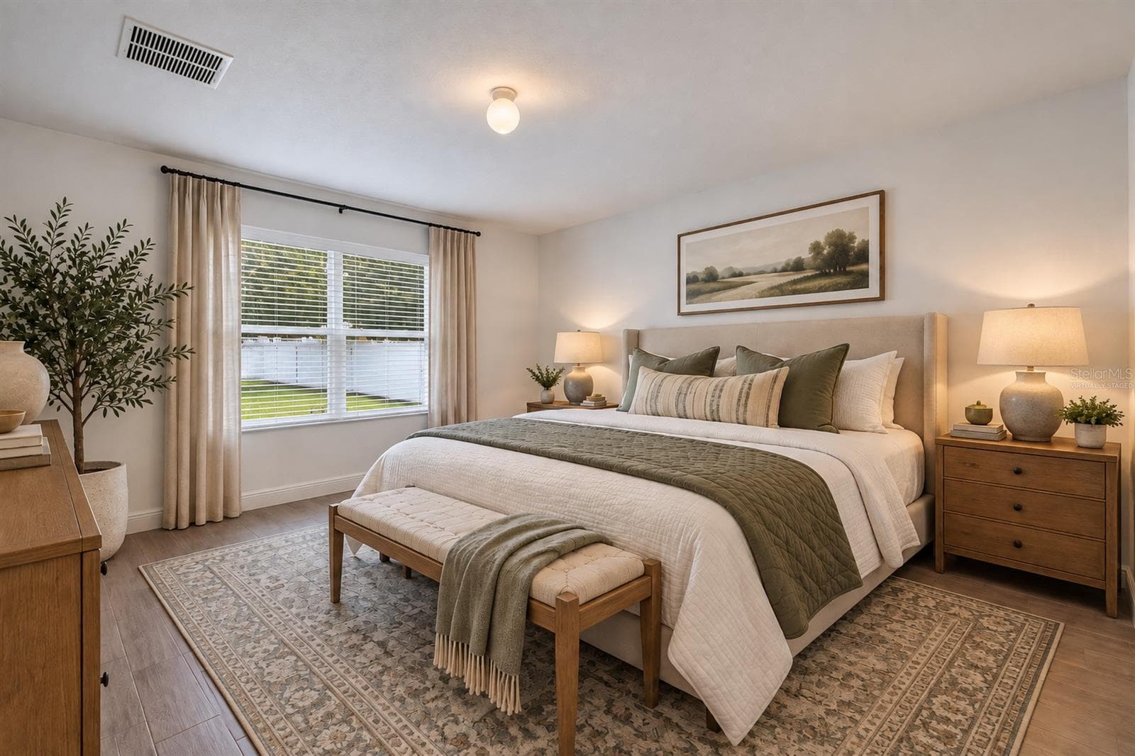 Primary Bedroom - Virtually Staged - 9637 TRONCAIS CIR, THONOTOSASSA
