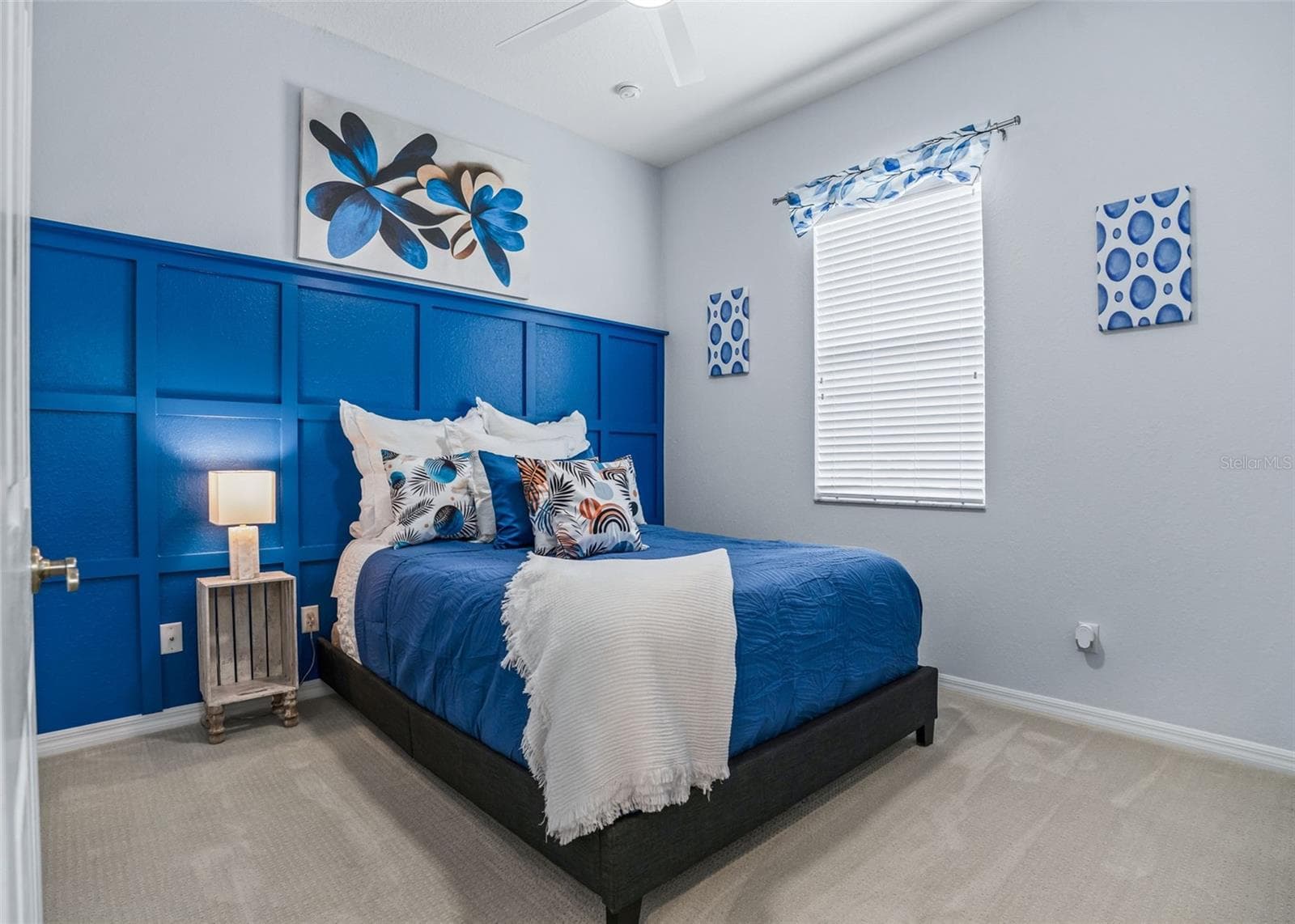 Bedroom 2 w/Wainscotting - 12056 SE 178TH ST, SUMMERFIELD