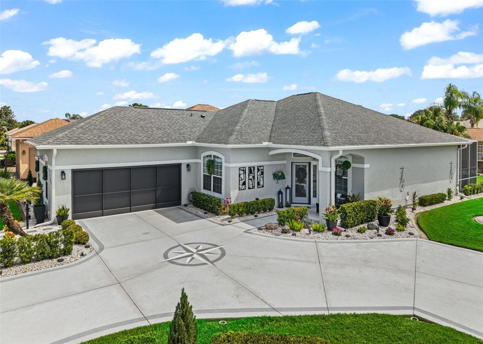 Painted Concrete Driveway & Walkway - 12056 SE 178TH ST, SUMMERFIELD