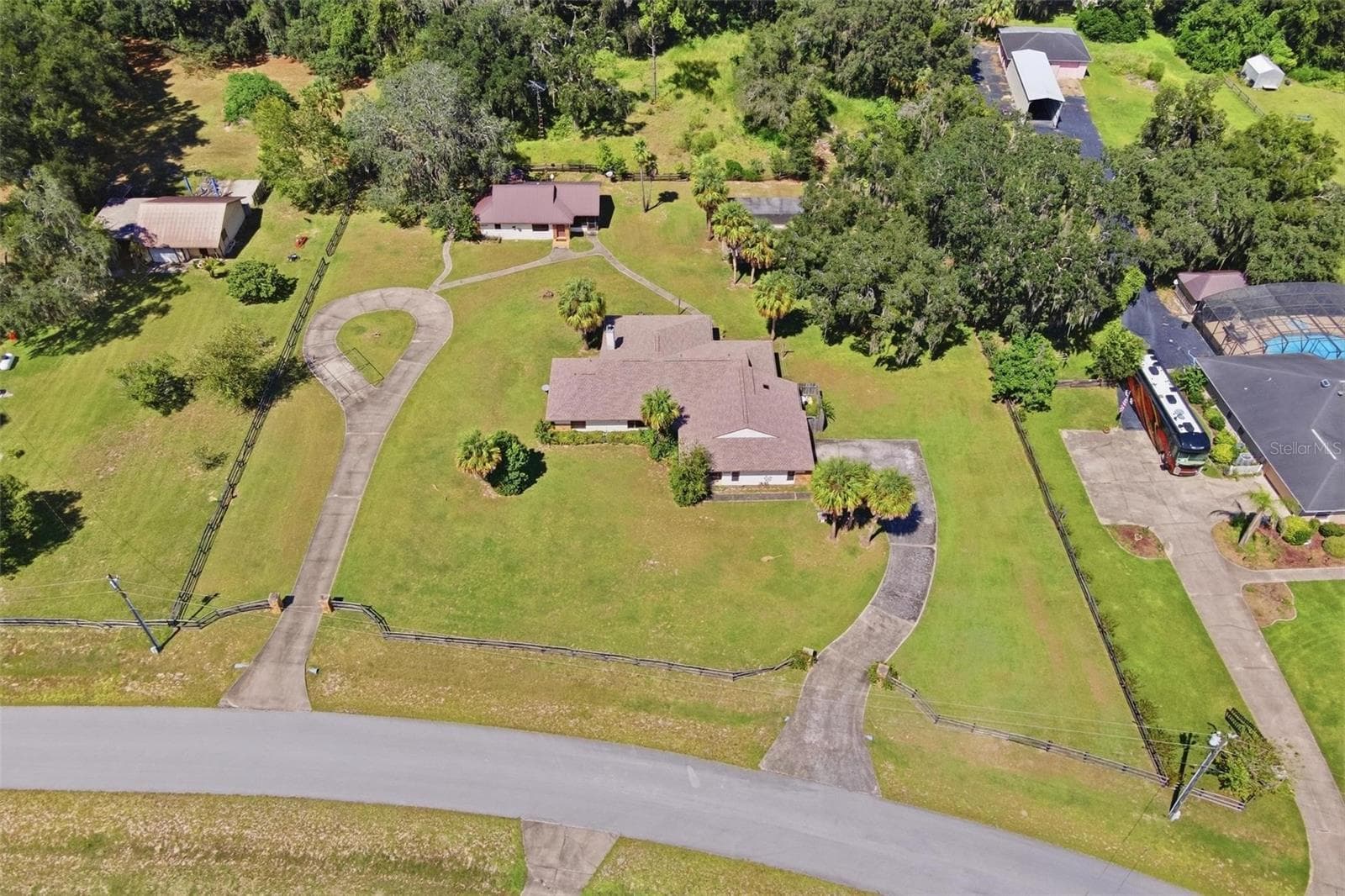 Ariel of property. - 10131 SE 170TH LN, SUMMERFIELD