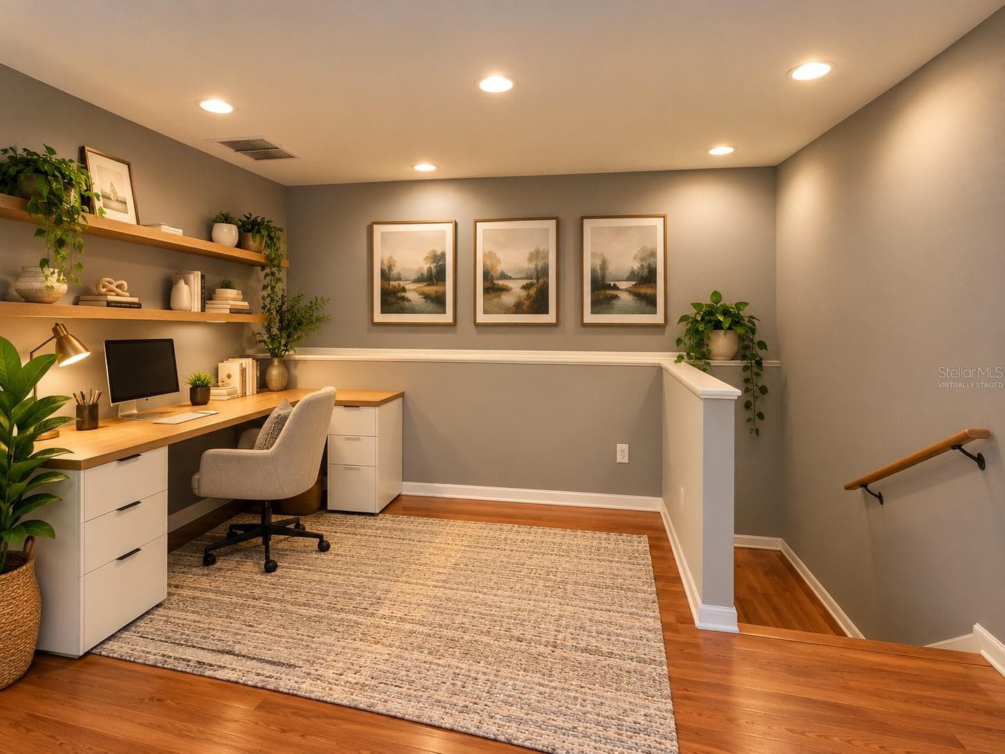 Virtually staged upstairs versatile bonus space - 1561 NW 29TH RD #8, GAINESVILLE