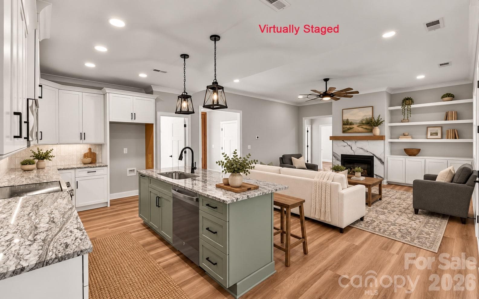 Virtually Staged - 156 Greenhill Road, Mocksville