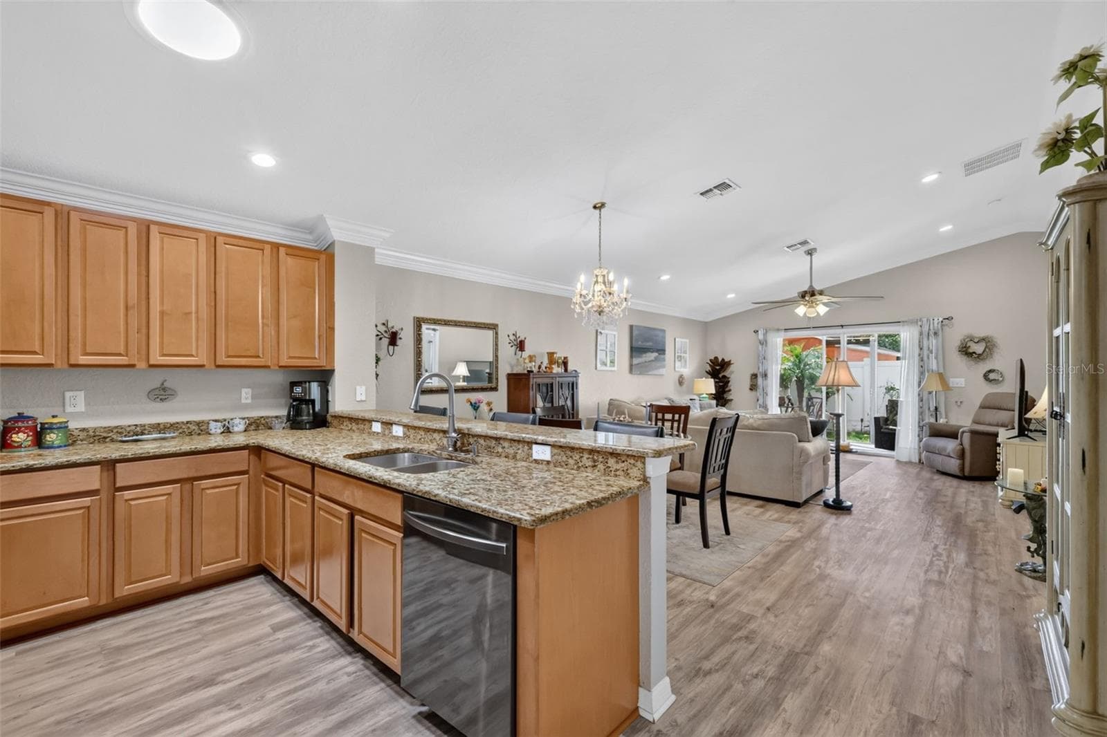 Kitchen, Dining, and Living Rooms - 12446 NE 52ND LOOP, OXFORD
