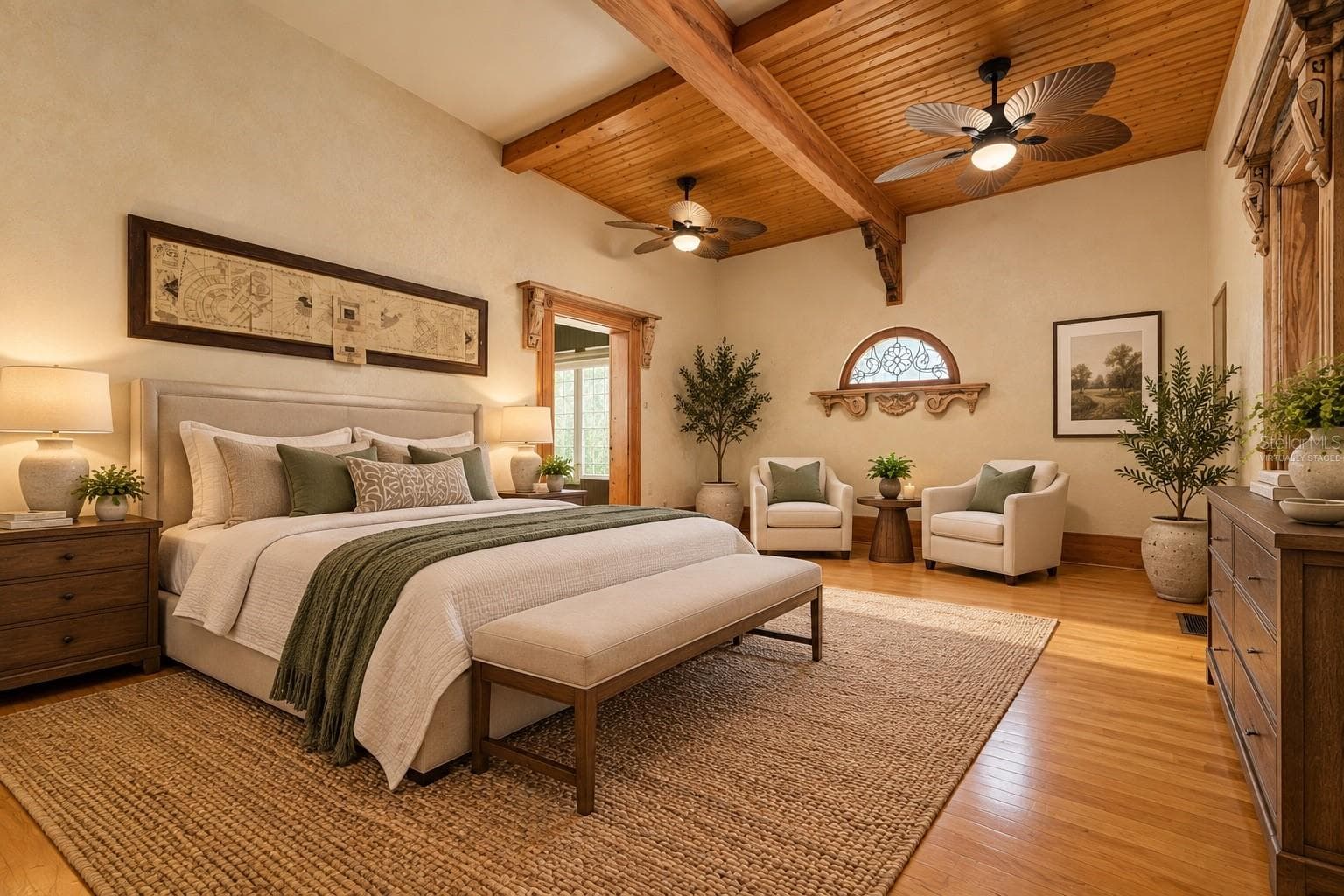 VIRTUALLY STAGED - MASTER BEDROOM - 815 LAKE JESSIE DR, WINTER HAVEN