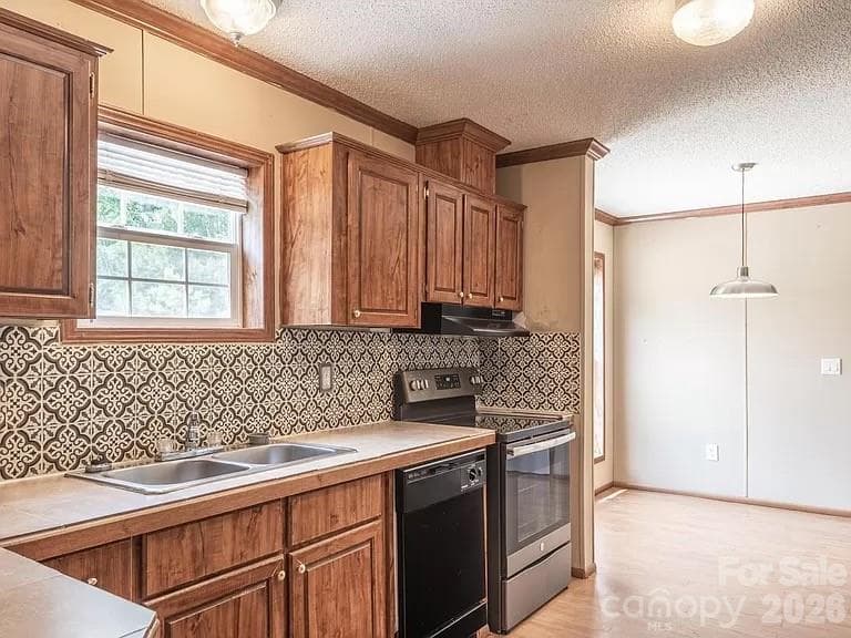 Kitchen with window facing front of home - 349 Martin Street, Ansonville