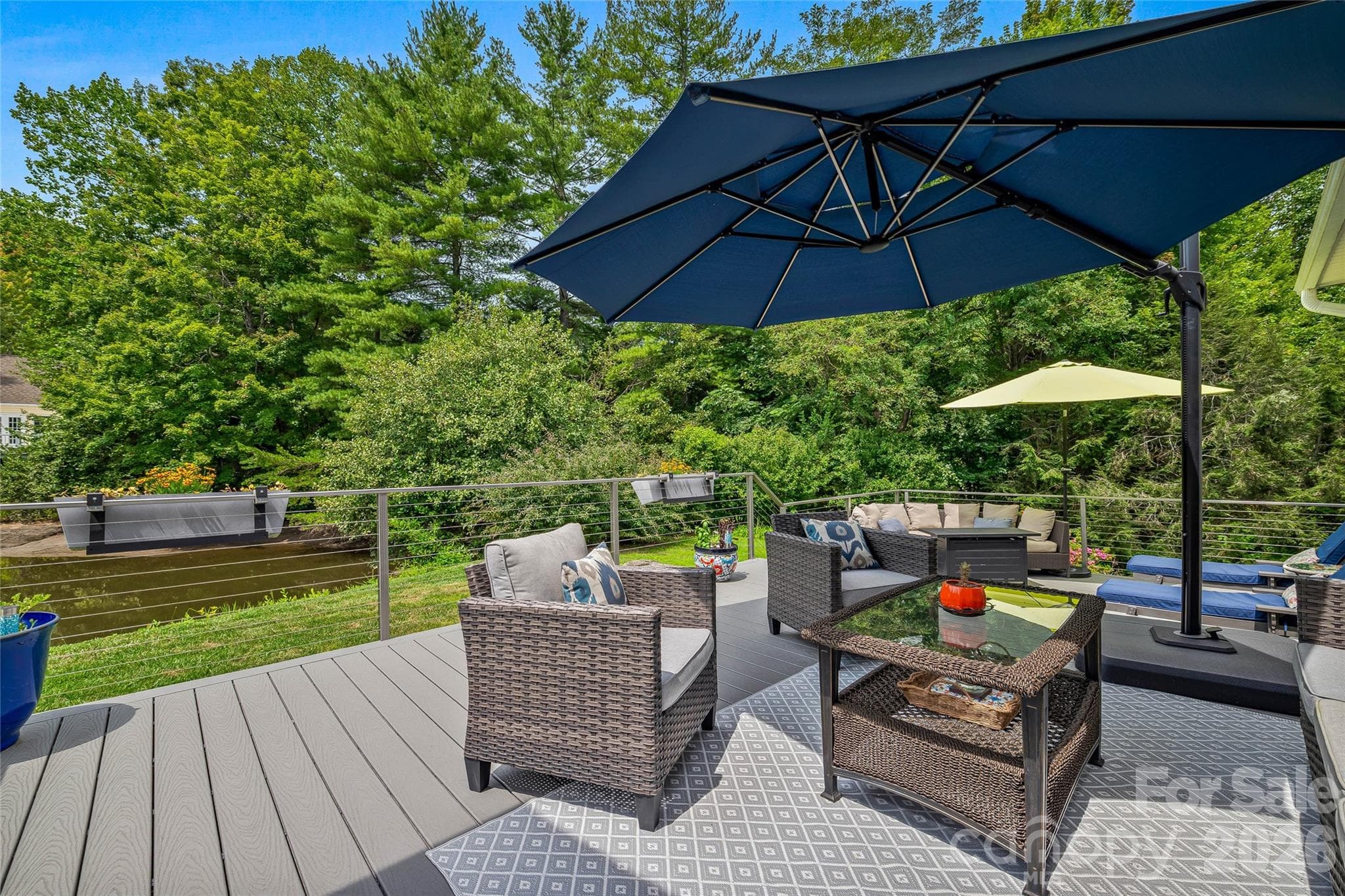 Spacious outdoor entertaining. - 79 Mill Pond Way, Hendersonville