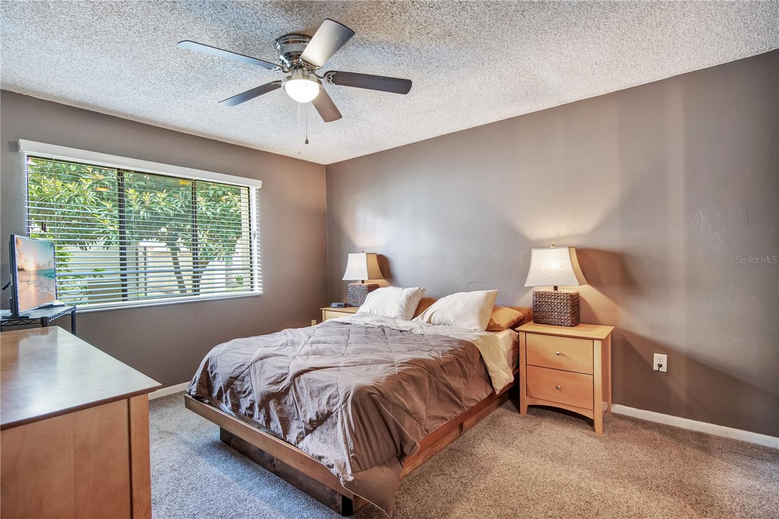 Primary Bedroom Staged - 3278 S SEMORAN BLVD #12, ORLANDO