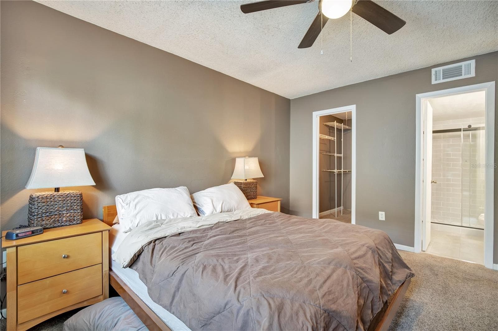 Primary Bedroom Staged - 3278 S SEMORAN BLVD #12, ORLANDO