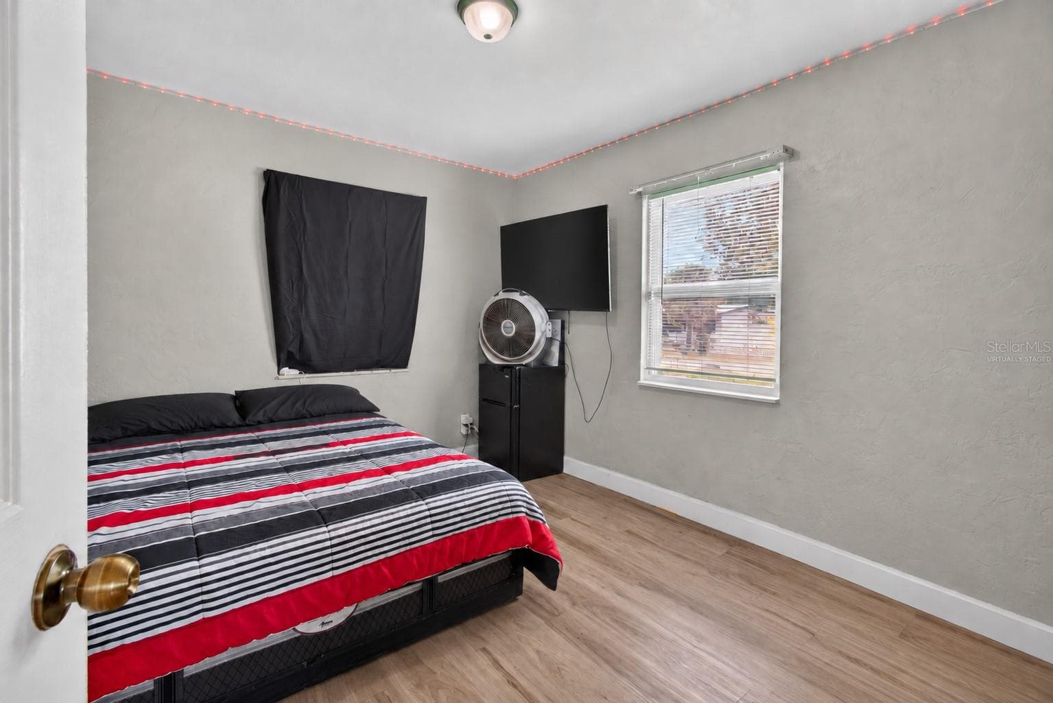 Virtually Staged. Personal Items digitally removed. Bedroom 1 - 2452 17TH AVE S, ST PETERSBURG