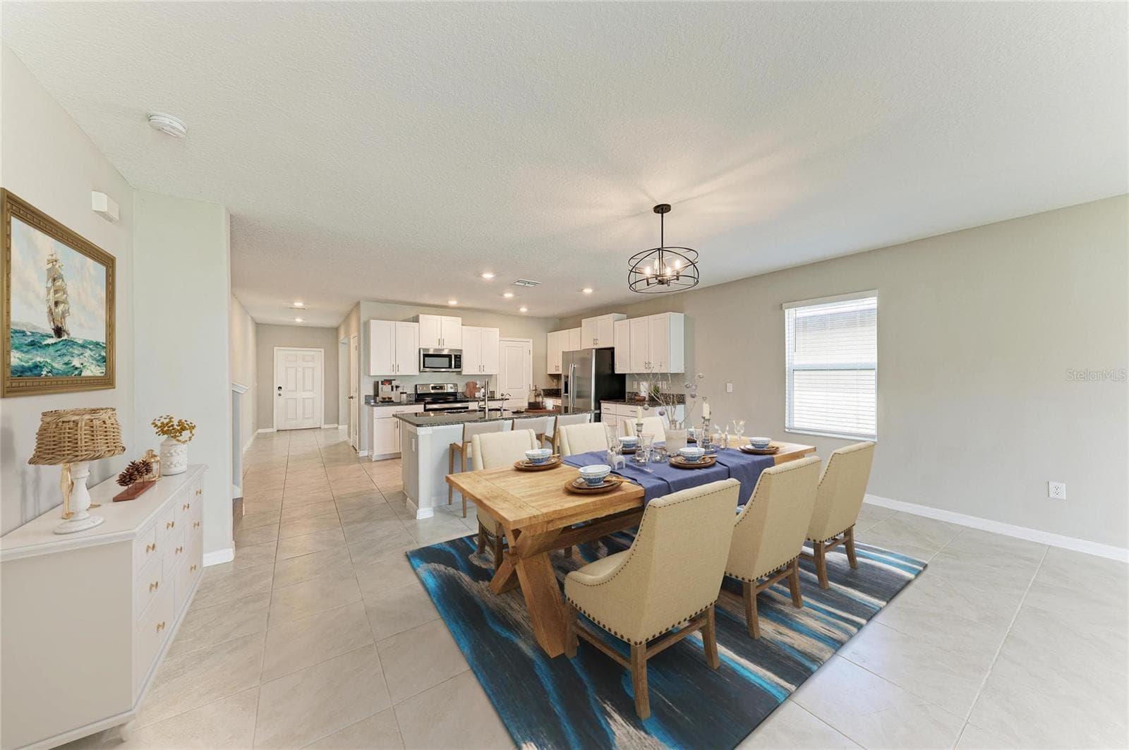 Staged Family Room - 7116 FERN GARDEN CT, SUN CITY CENTER