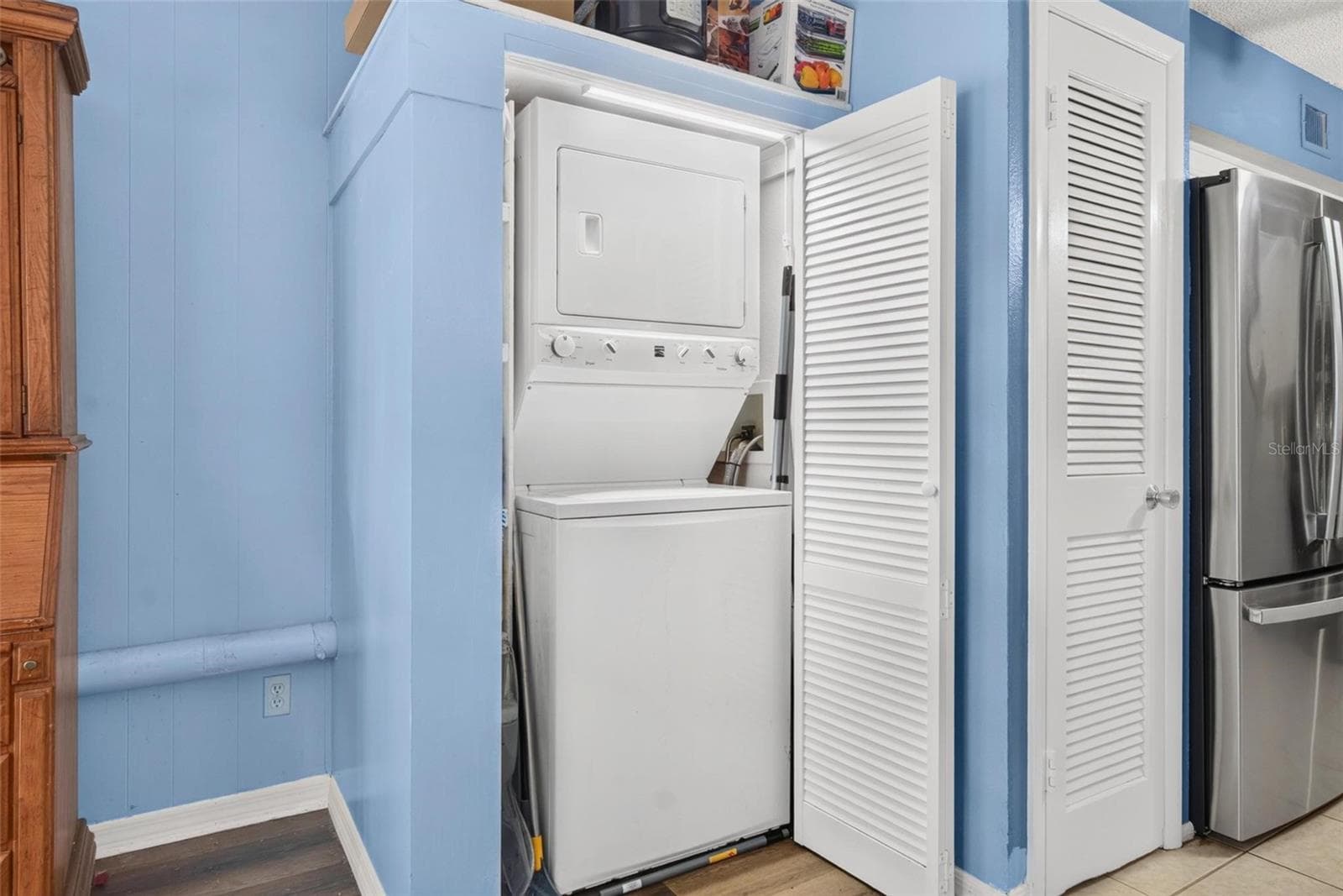 Washer and Dryer in Kitchen area - 2287 PHILIPPINE DR #9, CLEARWATER