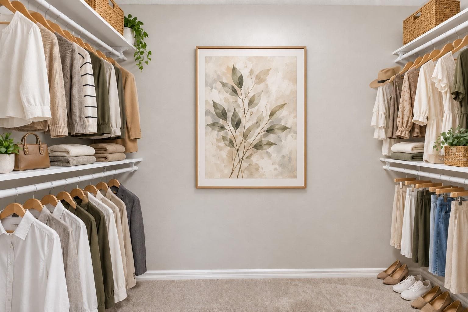 Virtually Staged Closet - 5805 CAMDYN CT, THE VILLAGES