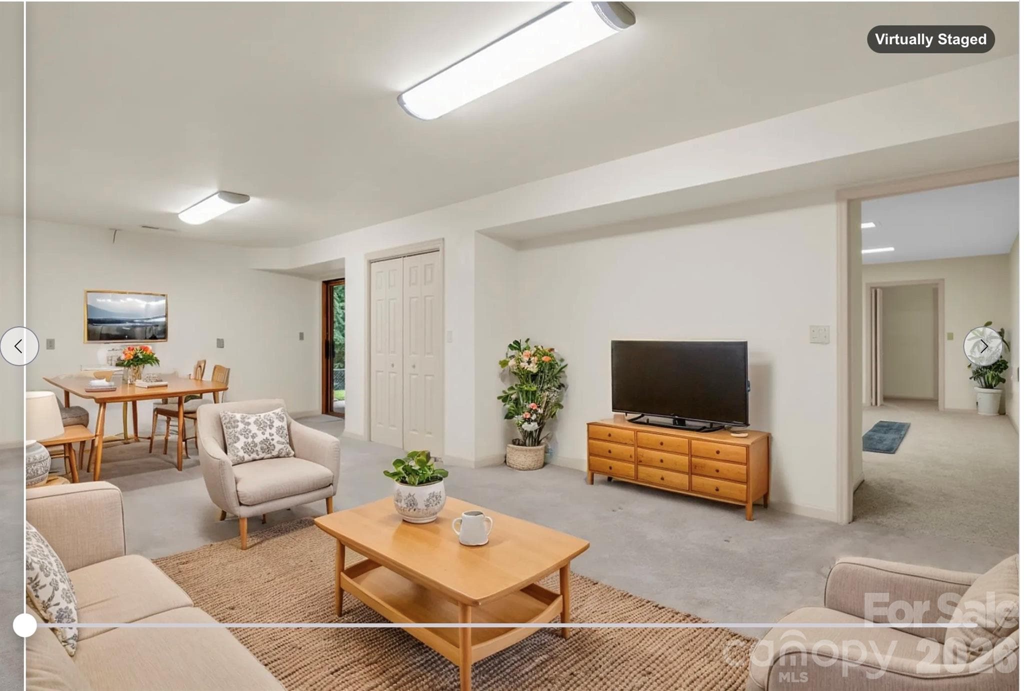 virtually staged - Lower Level - Bonus/Flex Room - 115 Woodhaven Drive, Hendersonville