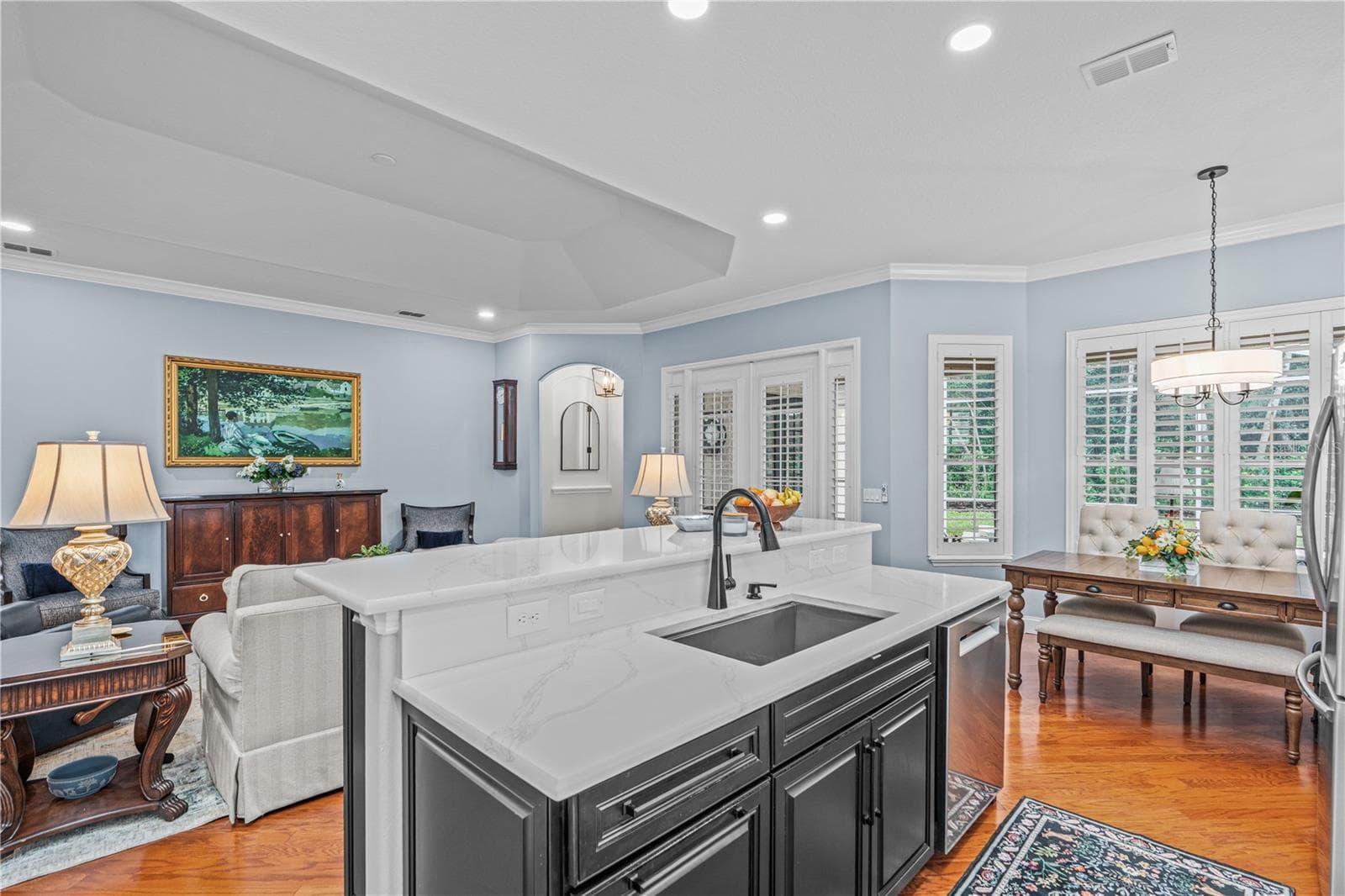 No one feels "stuck in the kitchen" with this layout-- perfect for hosting get-togethers! - 520 SOTHEBY WAY, DEBARY