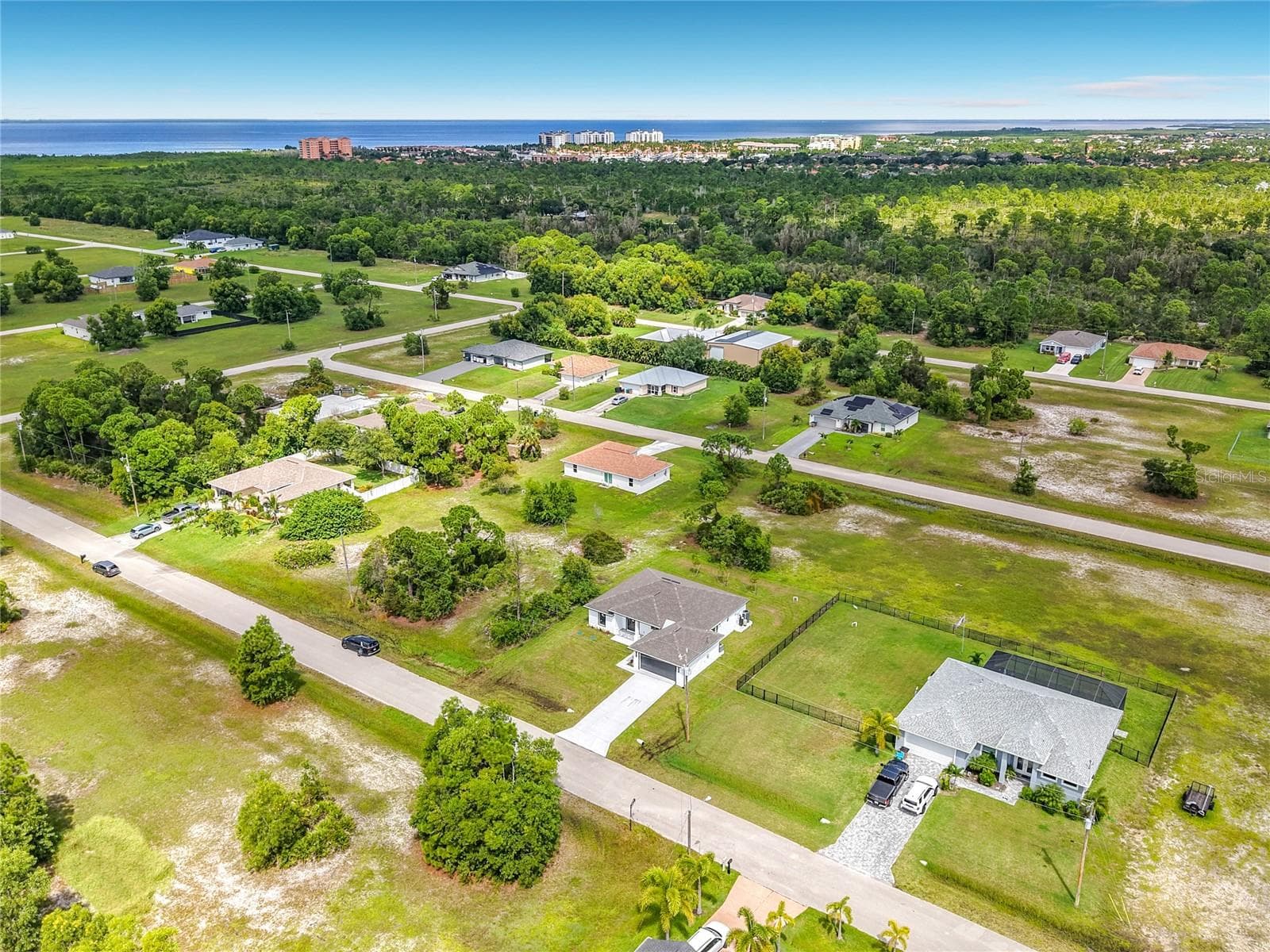 Overhead view of whole property - 3613 NW 47TH LN, CAPE CORAL
