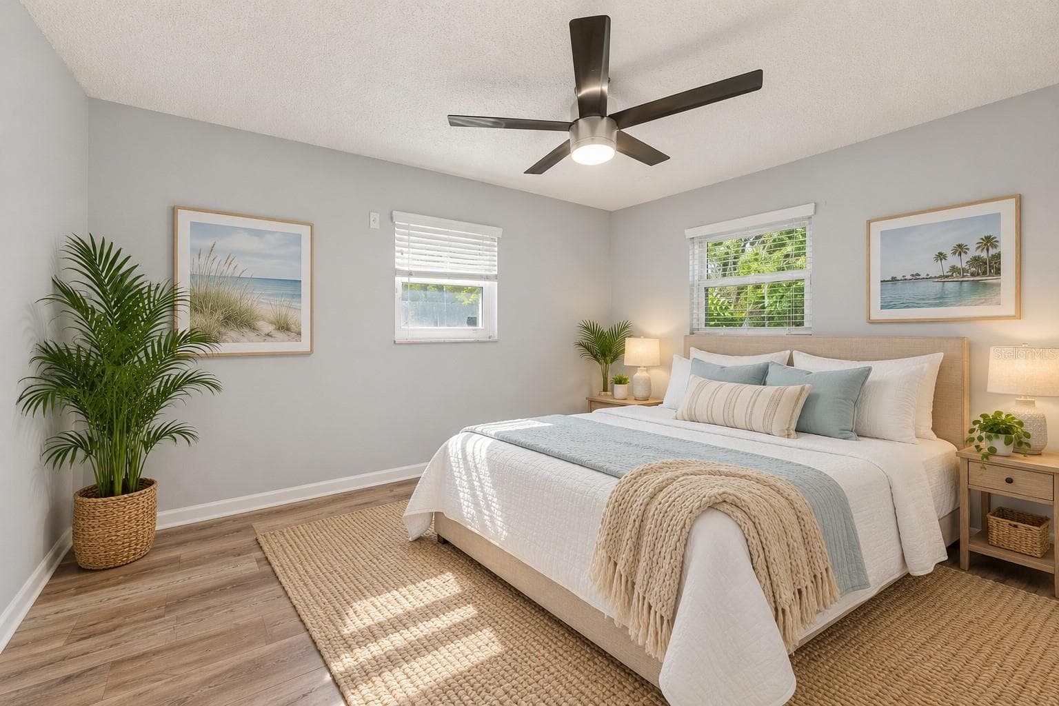 Bedroom 1 Virtally Staged- Furniture not included - 4516 W PAXTON AVE, TAMPA