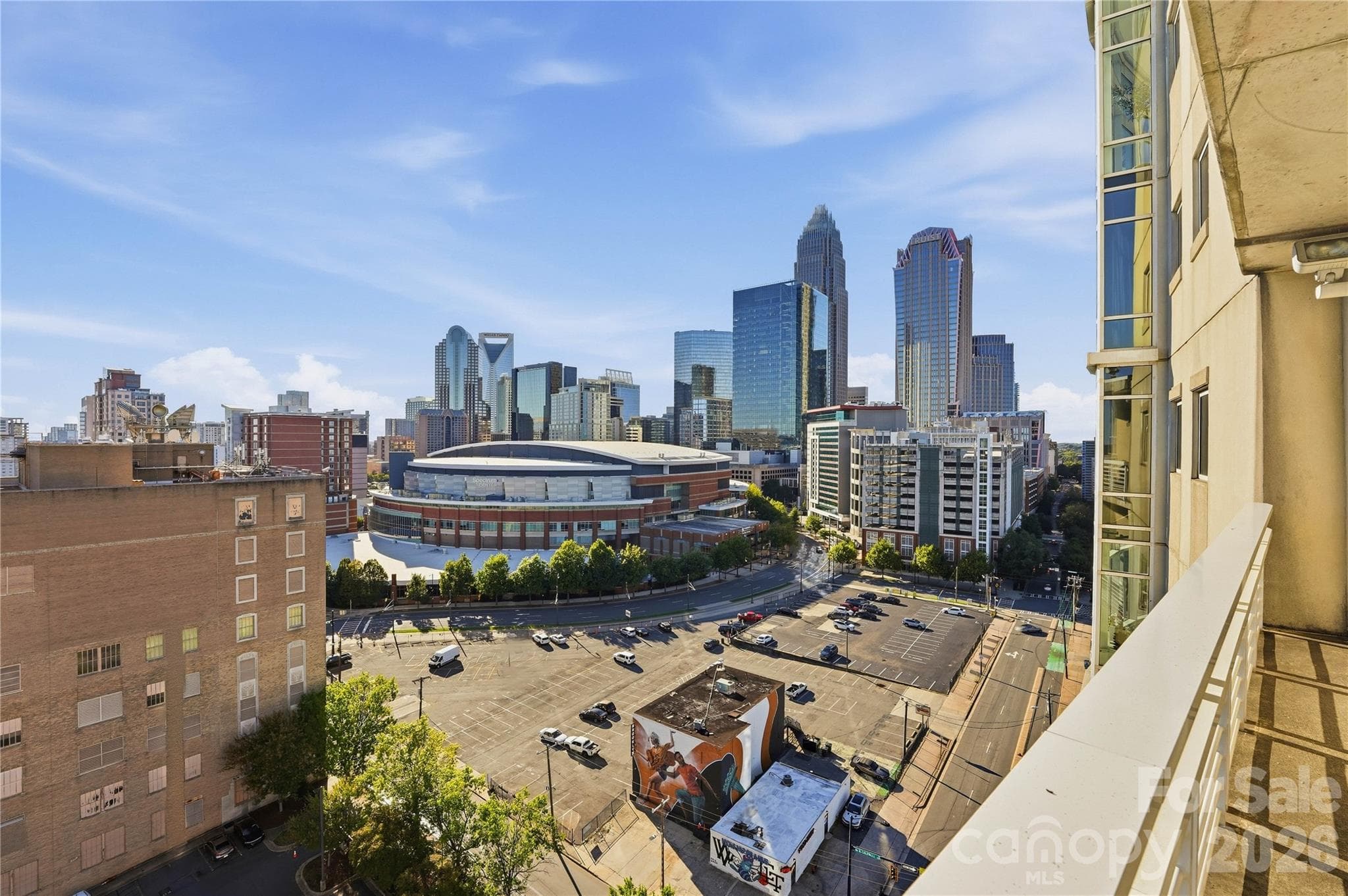 Skyline views from your terrace. - 505 E 6th Street, Charlotte