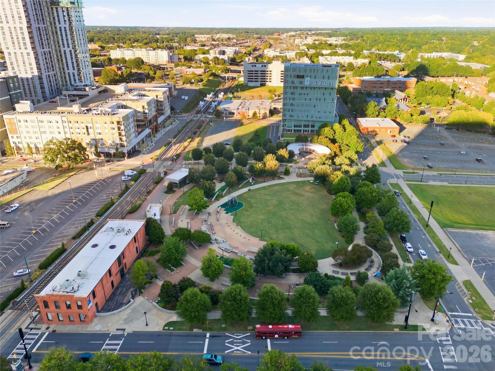 First Ward Park a few blocks away. - 505 E 6th Street, Charlotte