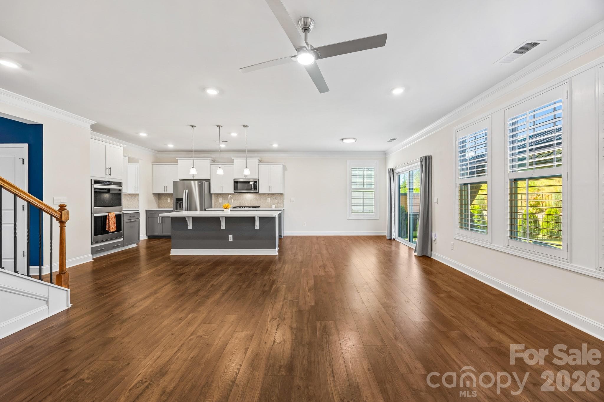 open floorplan - 167 Rhuidean Court, Troutman