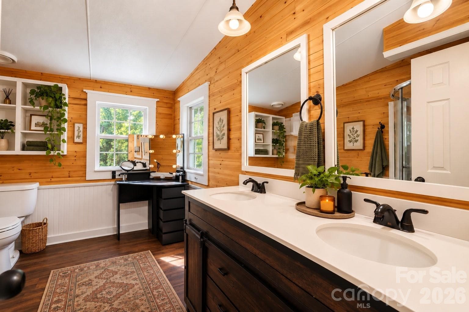 virtually staged primary bath - 91 Walnut Drive, Leicester