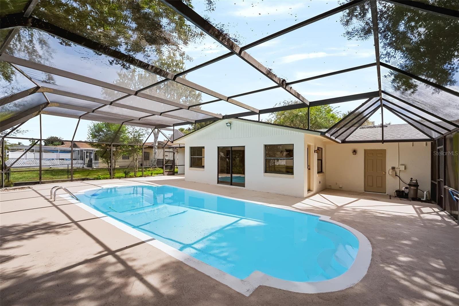 View from the back of lanai - 83 FARRAGUT DR, PALM COAST
