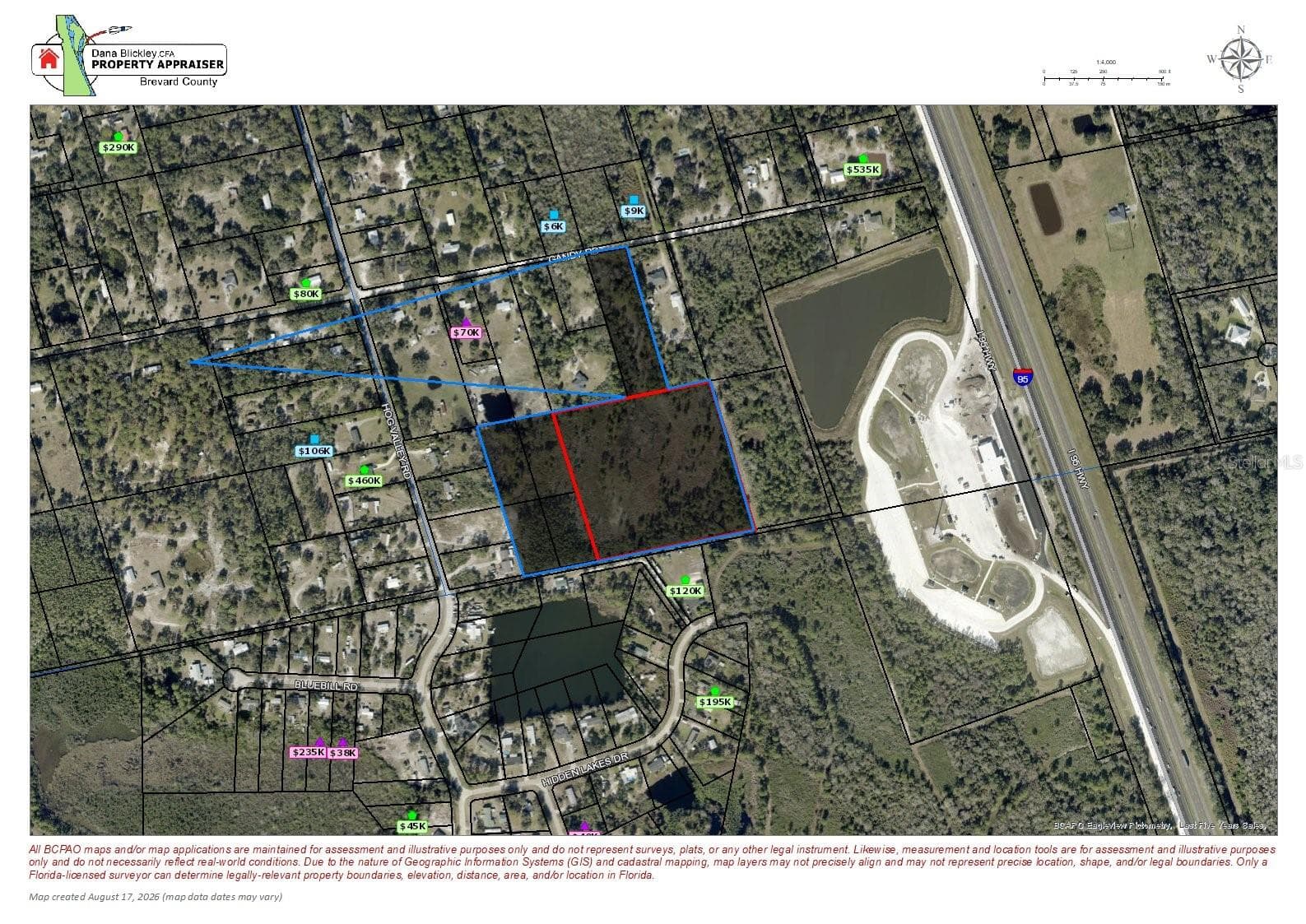 Land at 4735 GANDY RD, MIMS, photo 6 of 8